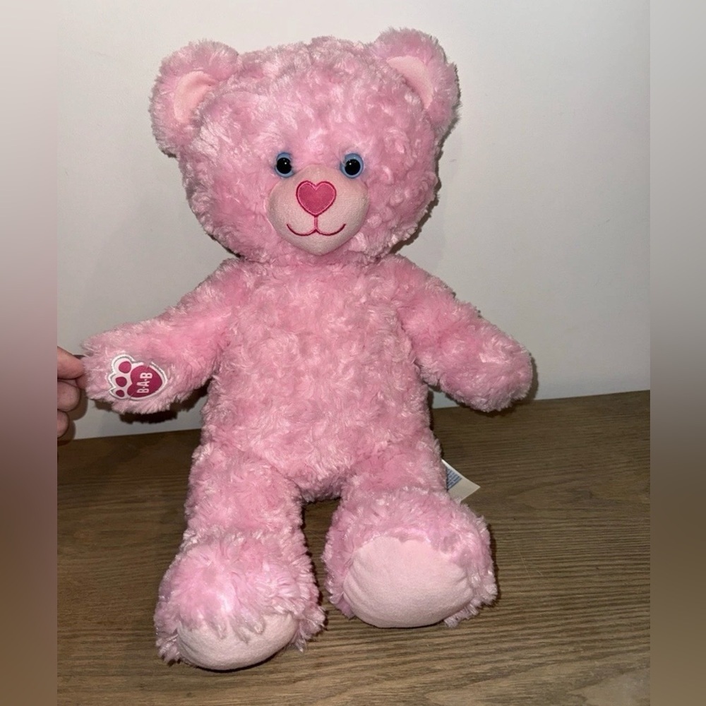 Build a Bear Pink Teddy Bear Plush Toy